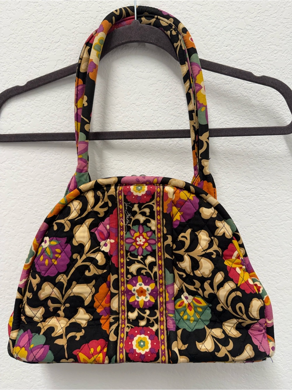 Vera Bradley Eloise Kiss Lock Purse in Retired Suzani Print